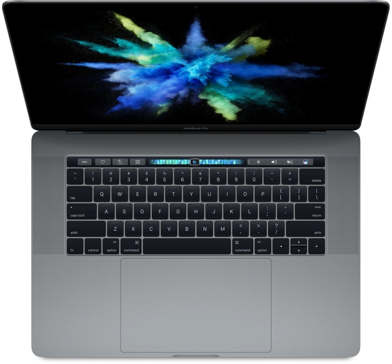 Macbook Pro 15" - Intel i7 2,9GHz - 16GB Ram - SSD 512GB - 2017 - Space Gray - Toetsenbord Belgisch